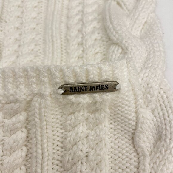 Saint James Fisherman Cable Knit Shawl-collar Cardigan - Picture 13 of 13